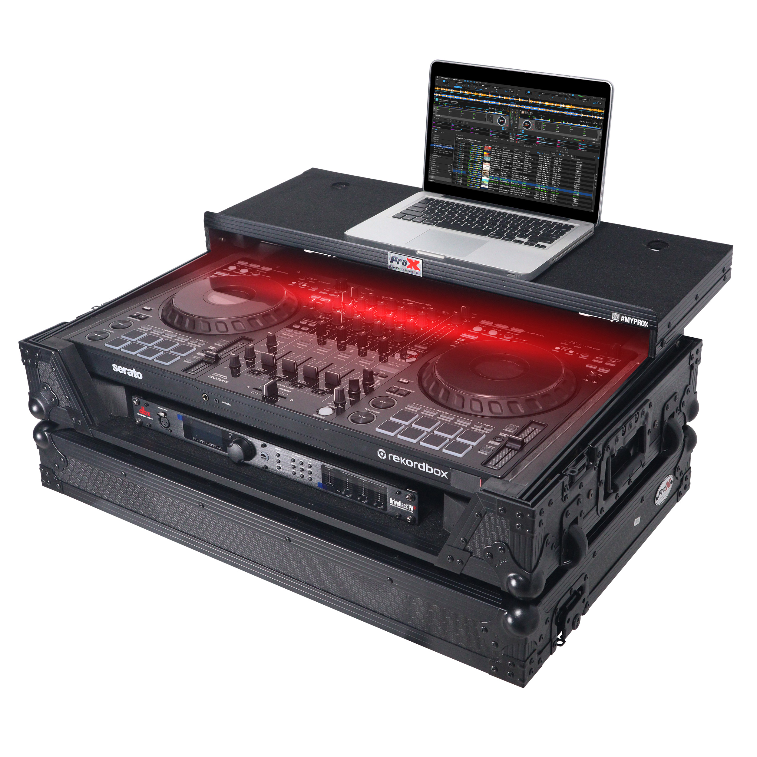 ProX XS-DDJFLX10WLTBL ATA Flight Style Road Case For Pioneer DDJ