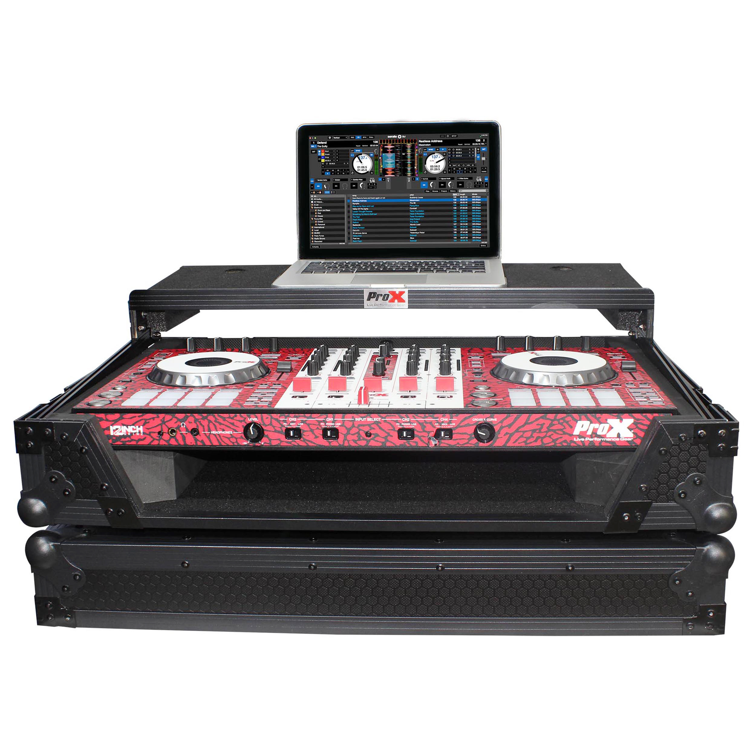 ProX XS-DDJSXWLTBL Flight Case For Pioneer DDJ-SX2 DDJ-SX3 DDJ-RX