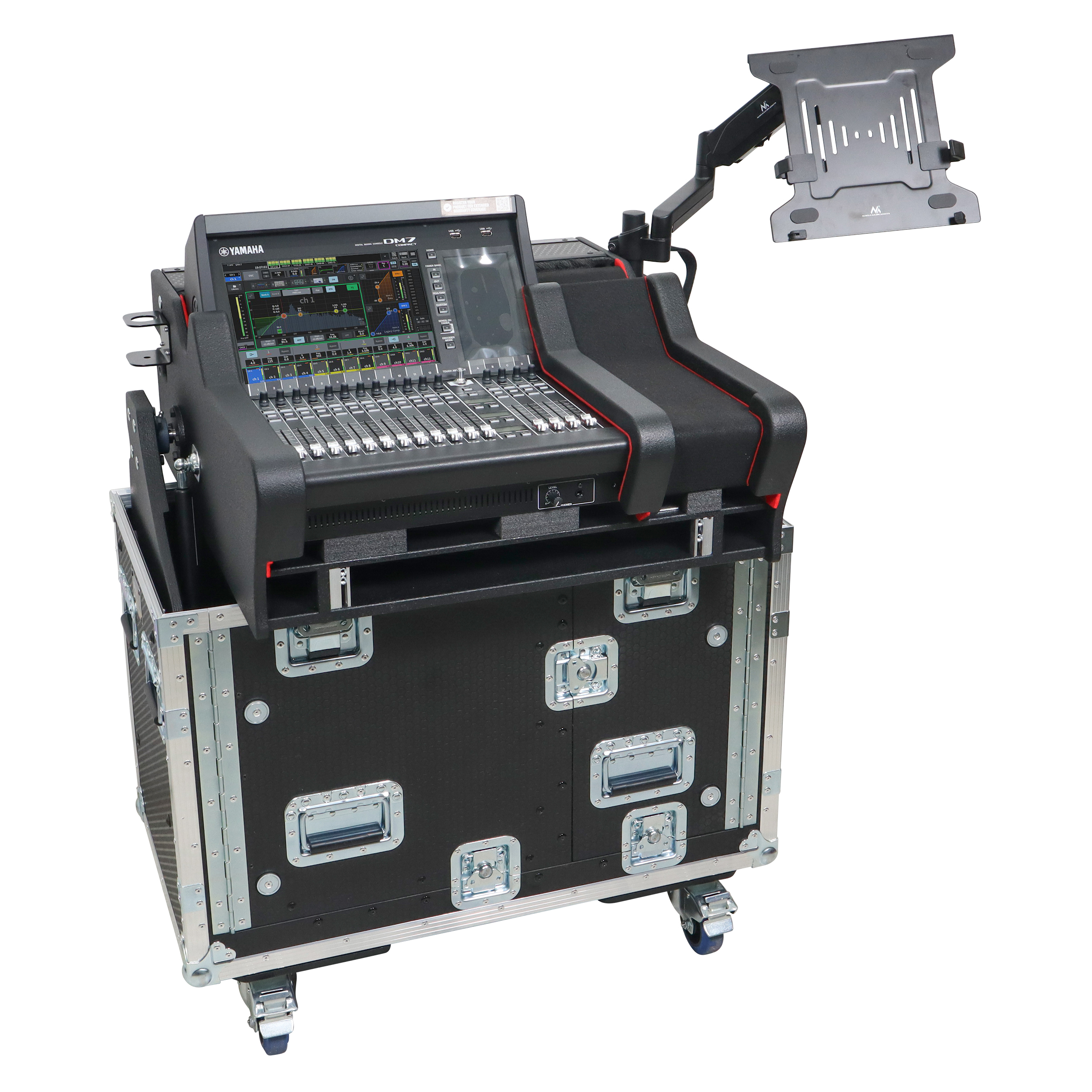 ProX XZF-YDM7EXCOMPACT1ULMA Flip-Ready Console Case for Yamaha DM7