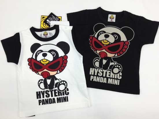 HYSTERIC MINI PANDA MINI-chan Switching Short-sleeved T-shirt