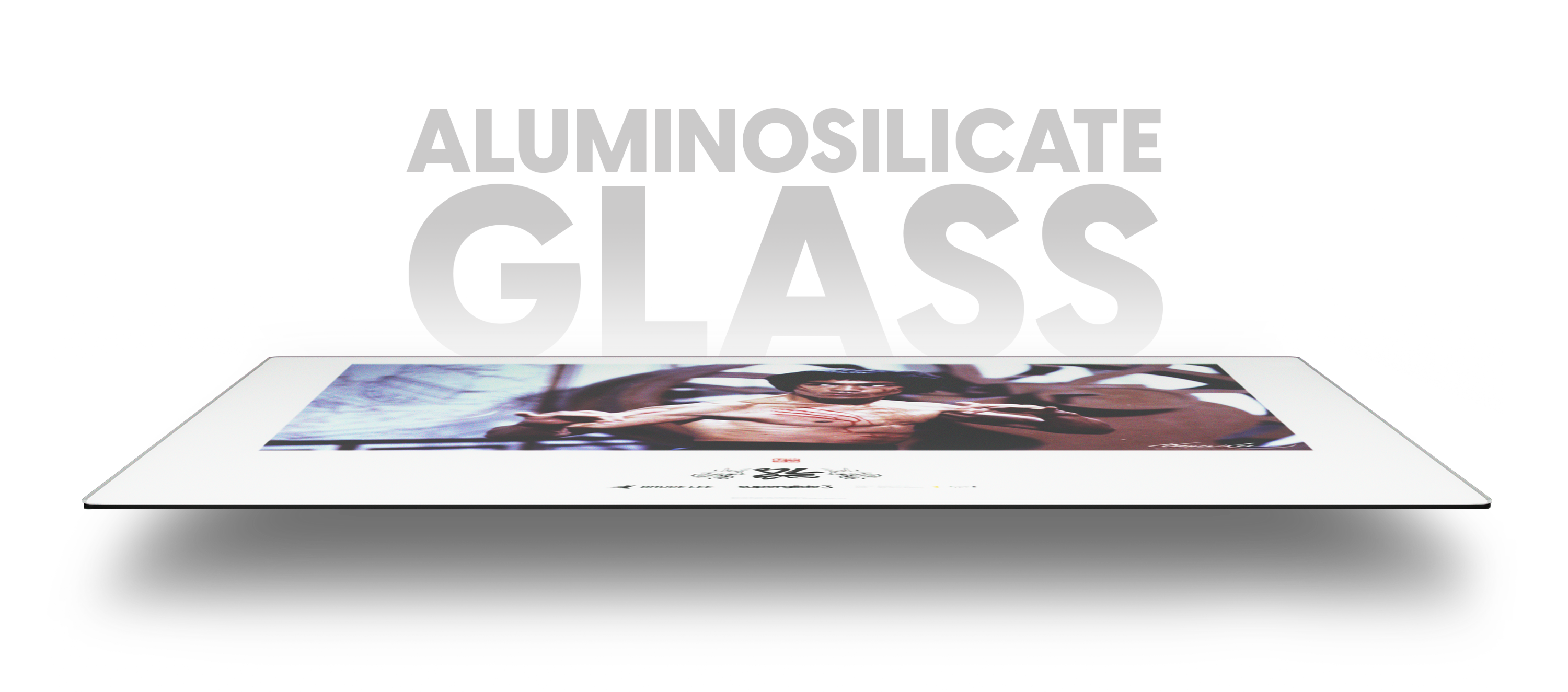 Bruce Lee 85th Edition] Superglide3 Glass Mousepad XL - PICTURE