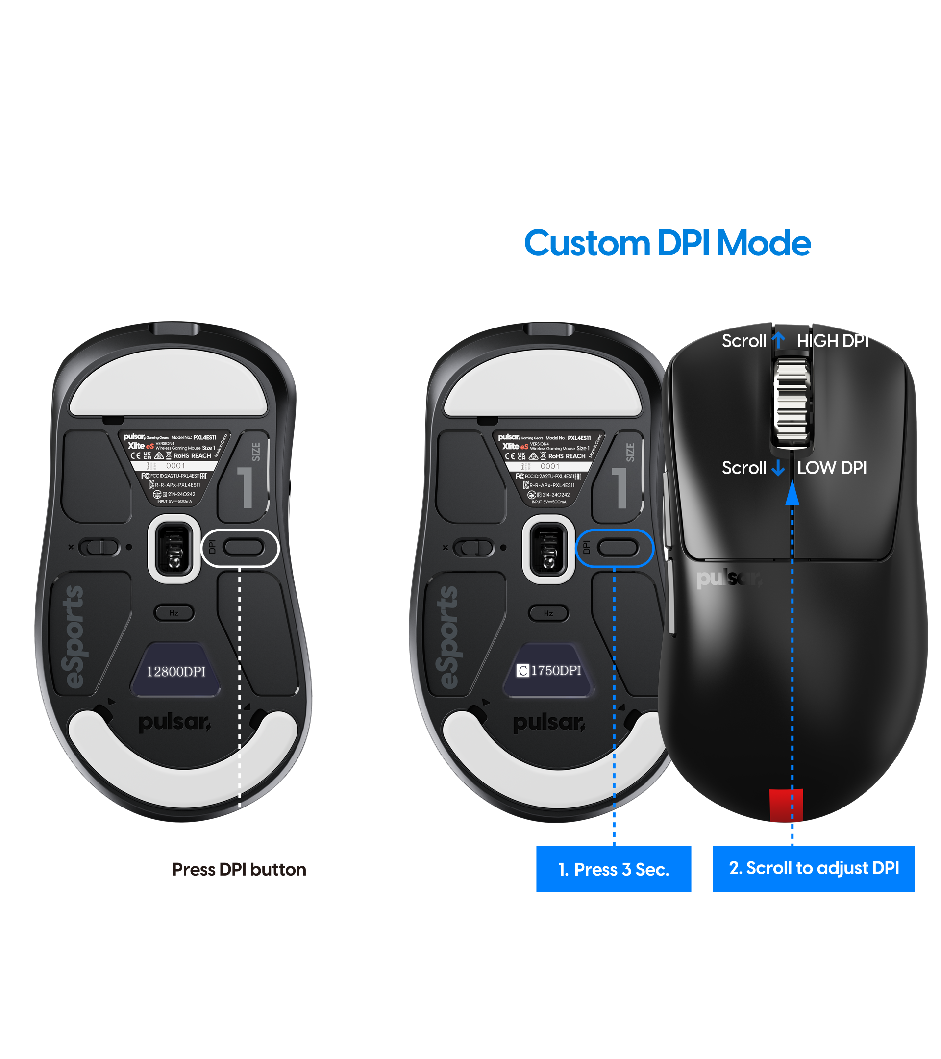 Xlite v4 eS Mini Gaming Mouse – Pulsar Gaming Gears