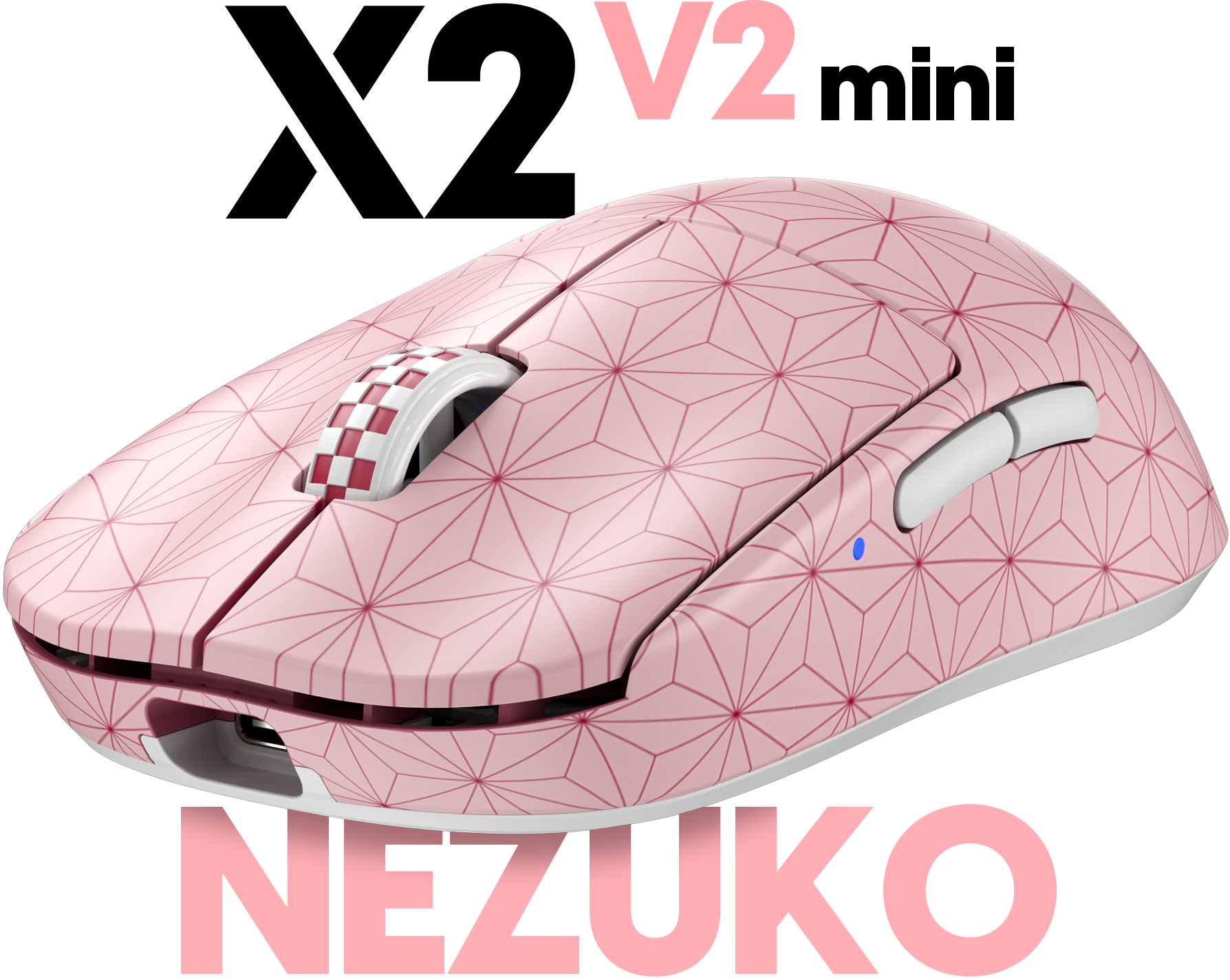 Demon Slayer] X2 v2 Mini Nezuko Gaming Mouse – Pulsar Gaming Gears