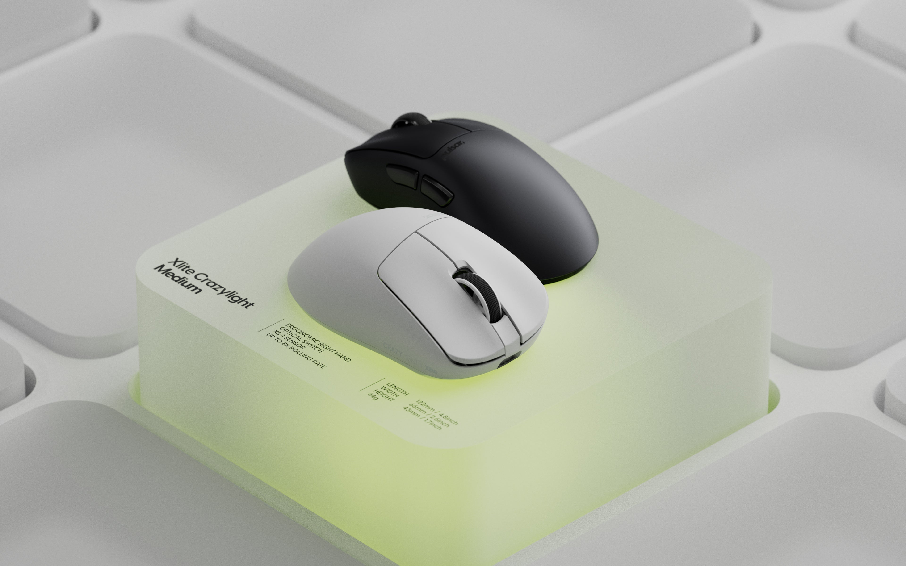 マウス・トラックボール Pulsar Xlite CrazyLight Medium Size2 Xlite