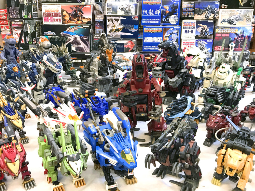 岡山県より、たくさんの未組み立て・素組みゾイドをお売り頂きました