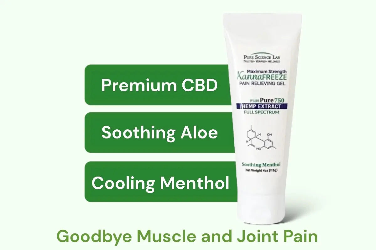 KannaFreeze CBD Muscle and Joint Pain Cream - Doctor Recommended