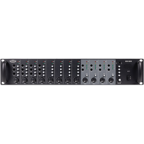 Pure Resonance Audio MX84 8-Channel 4 Zone Rack Mount Mic Line Mixer