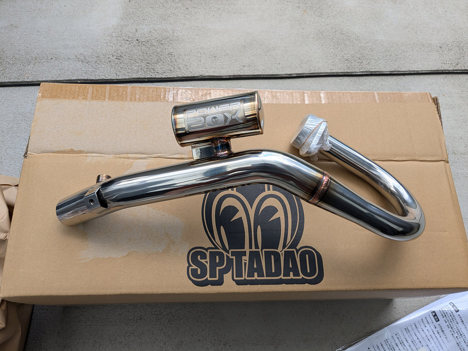 CRF250L MD47 SP忠男 POWERBOX パイプ CR2-PB-42 取付 - PUSH!PUSH