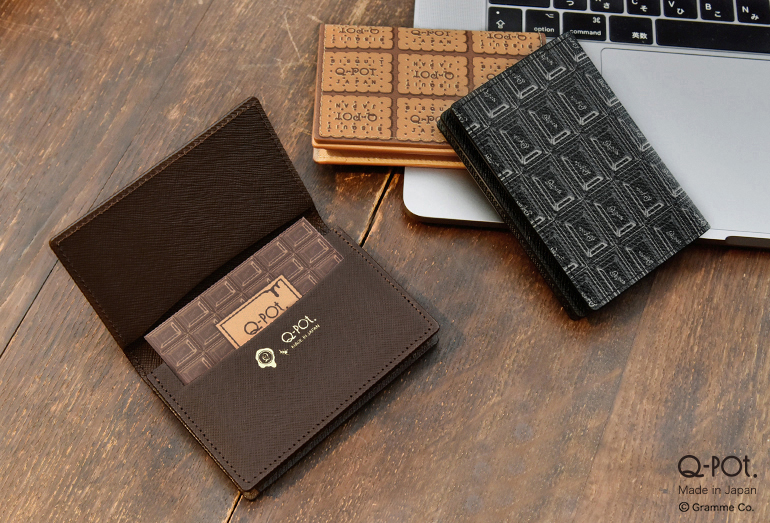 Marché du Q-pot.”からチョコレート&ビスケットカードケースが7月17日