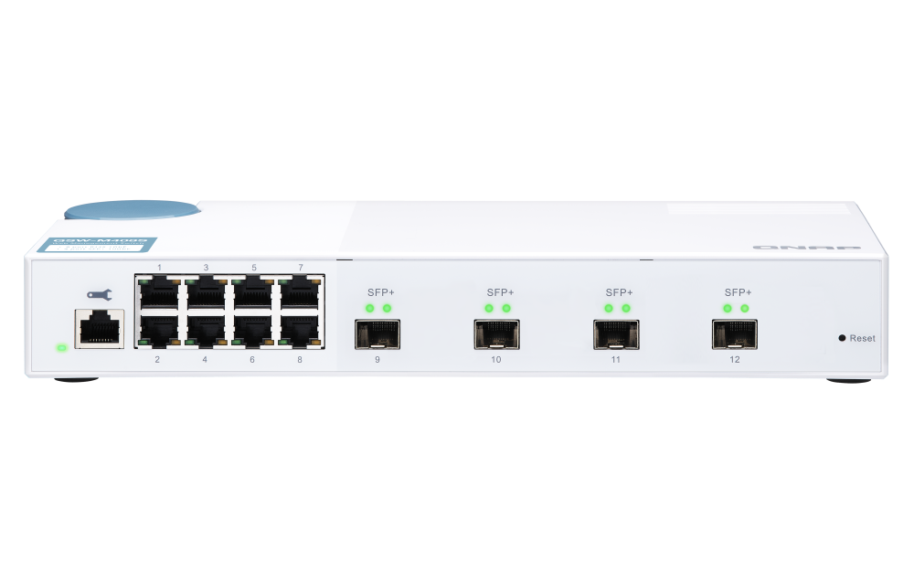 QSW-M408S | Entry-level 10GbE Layer 2 Web Managed Switch for SMB
