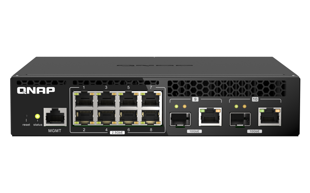 QSW-M408-4C | Entry-level 10GbE Layer 2 Web Managed Switch for SMB