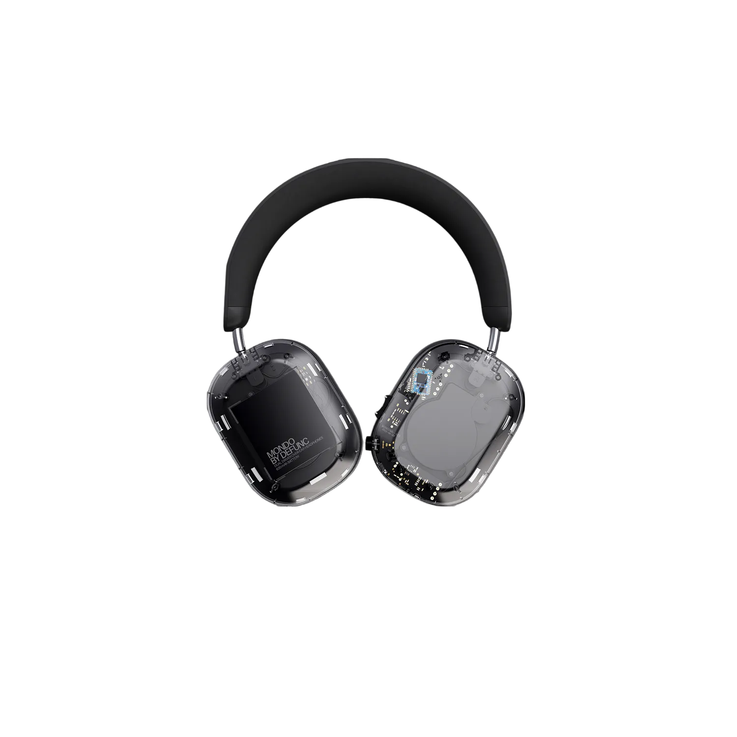 Mondo by Defunc Headphone - Over-Ear - Transparent – Q-Live