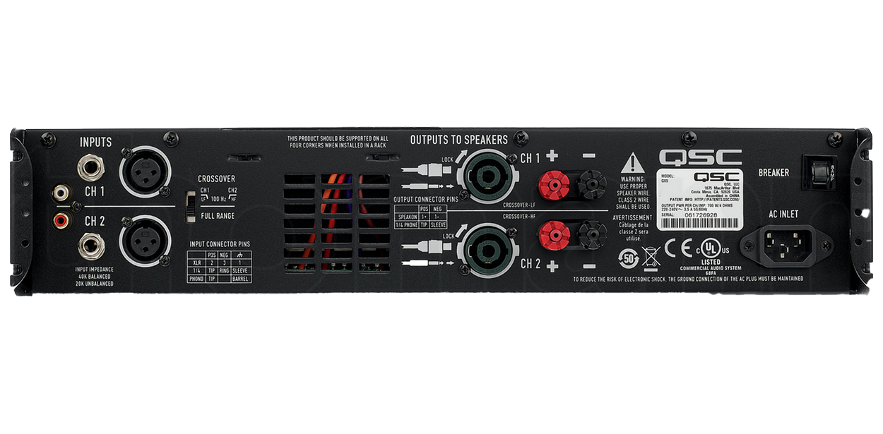 GX3 Power Amplifier – QSC