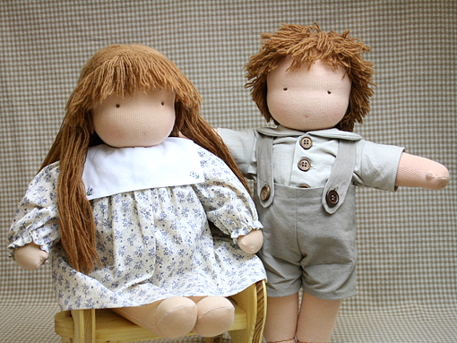 木のおもちゃ カルテット / ウォルドルフ人形キット C体 40cm