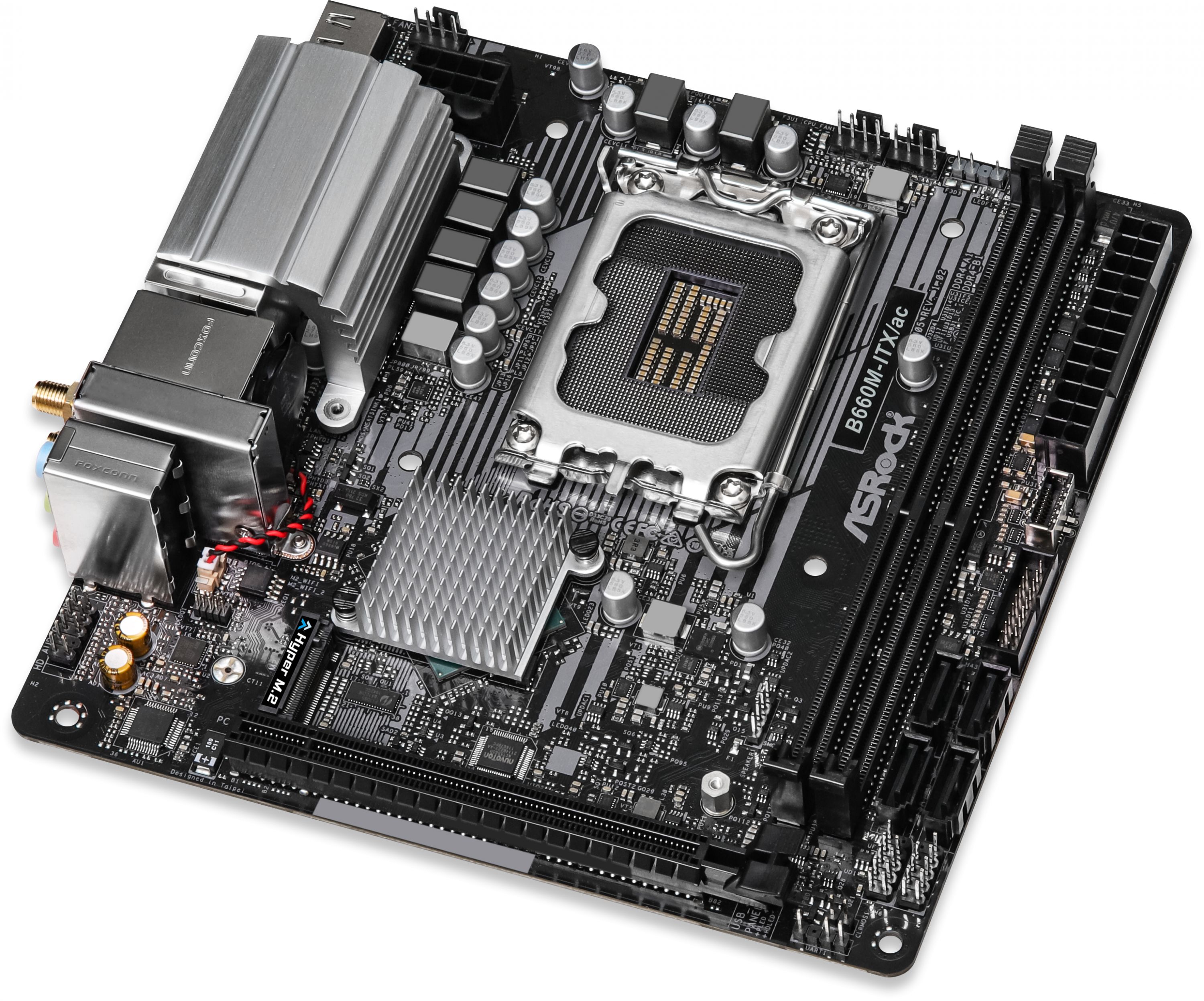 B660M-ITX/ac Wi-Fi LGA1700 Mini ITX Motherboard (DDR4)