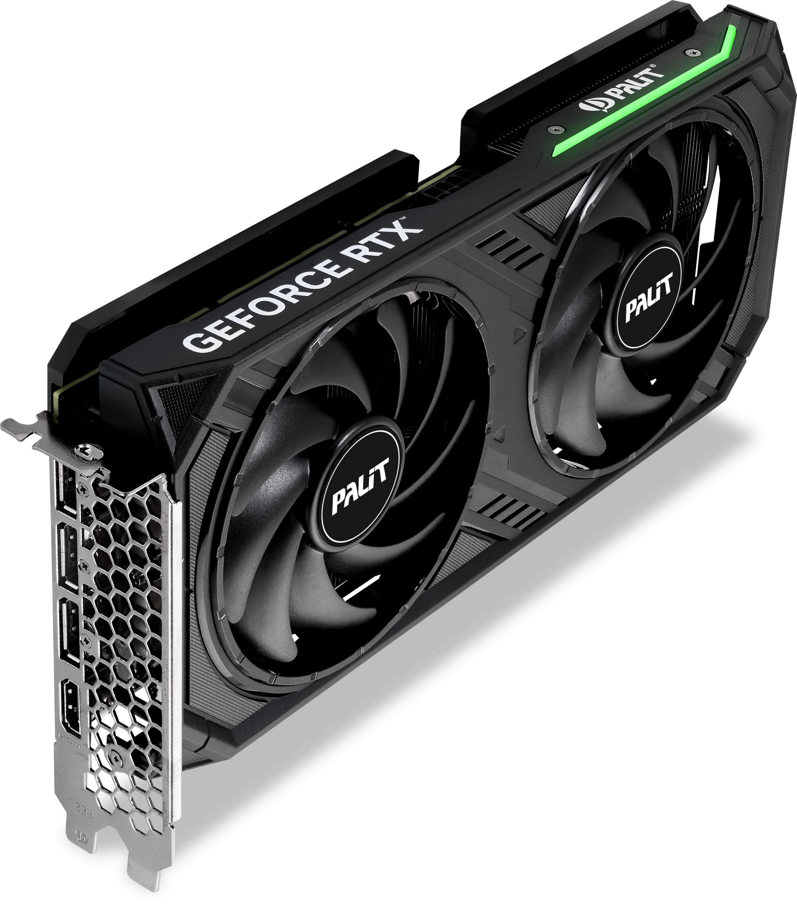 GeForce RTX 4060 Ti DUAL 8GB GDDR6 Semi-fanless Graphics Card