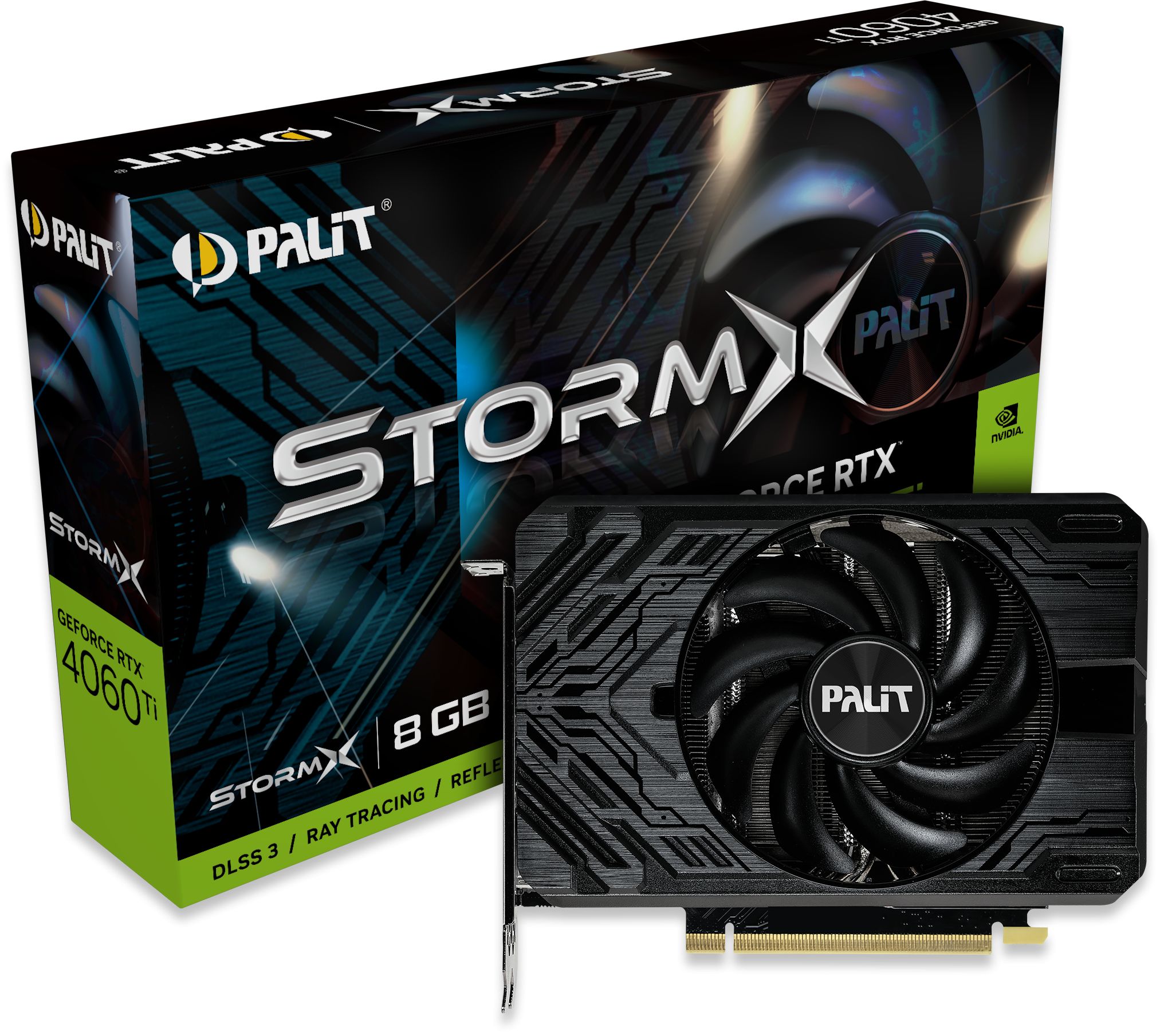 GeForce RTX 4060 Ti StormX 8GB GDDR6 Semi-fanless Graphics Card
