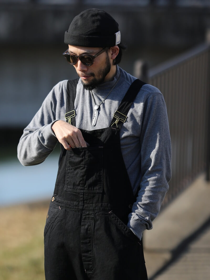 TCB jeans TCBジーンズ Boss of the Cat Overall BKBK ボス オブ ザ