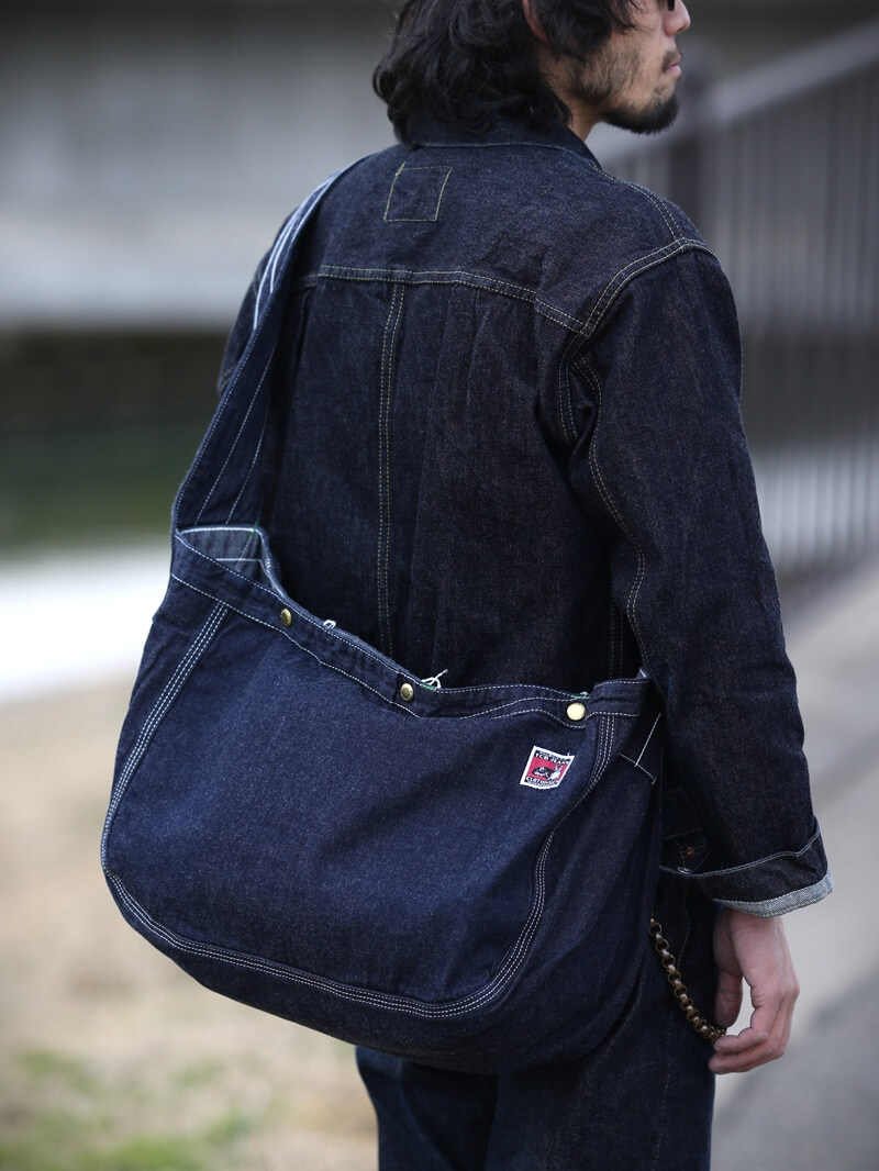 TCB jeans TCBジーンズ News Paper Bag Color Denim Blue ニュース