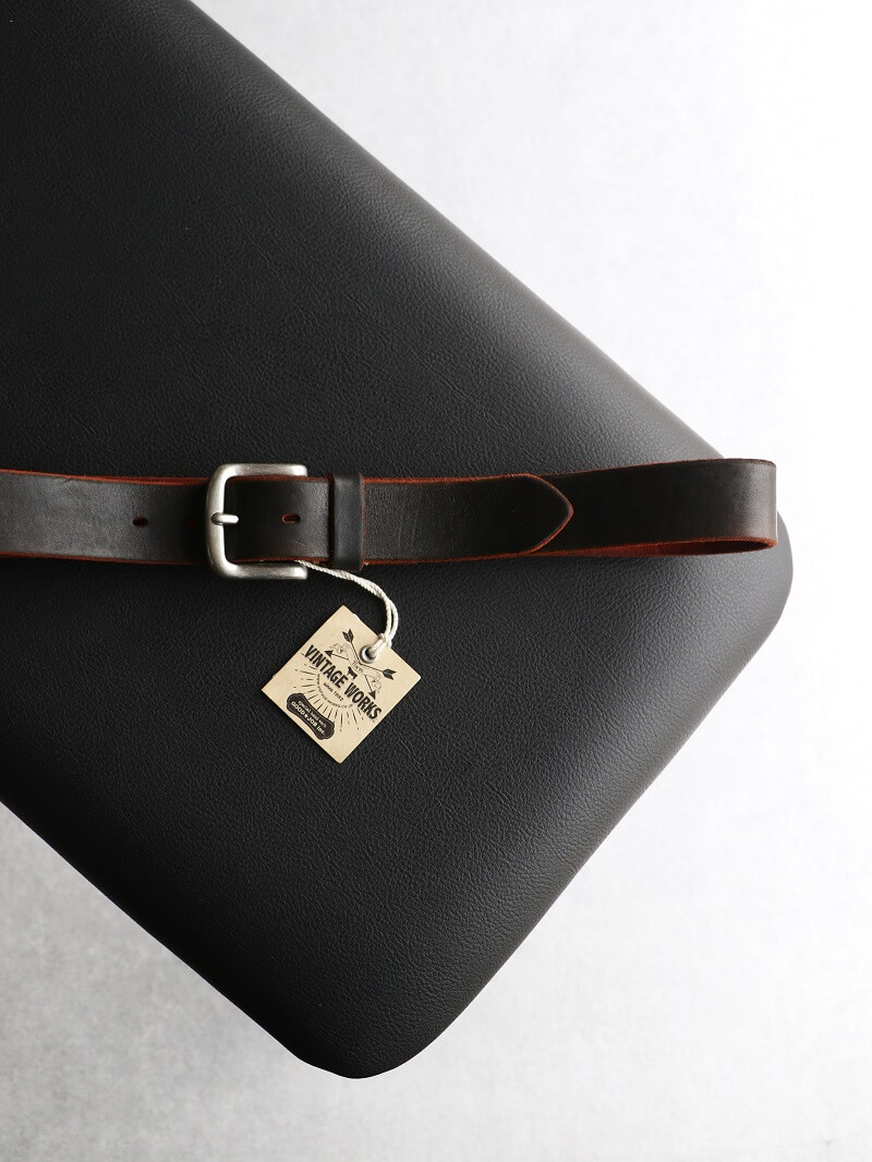 Vintage Works ヴィンテージワークス Leather belt 7Hole レザーベルト