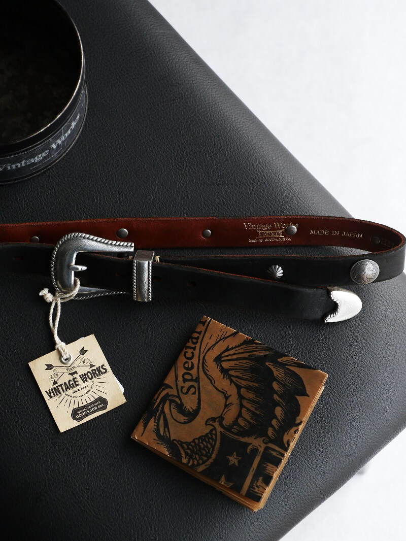 Vintage Works ヴィンテージワークス Leather belt 7Hole レザーベルト