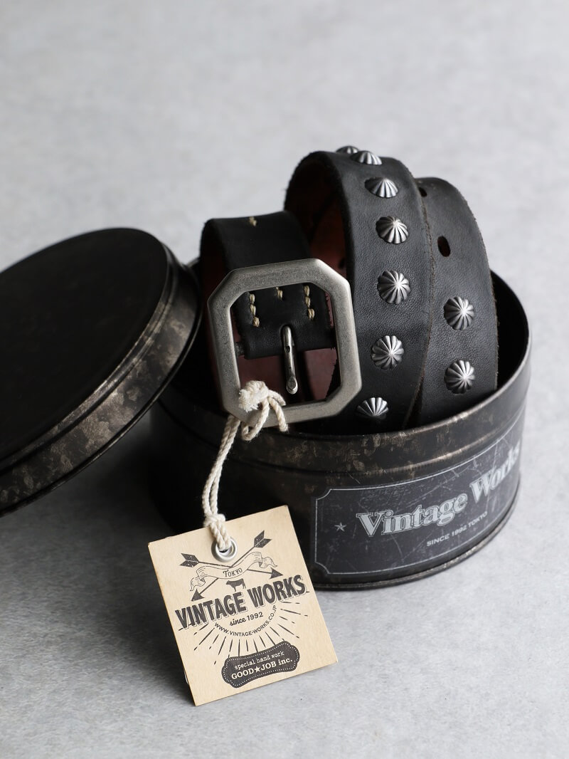 Vintage Works ヴィンテージワークス Leather belt 7Hole レザーベルト