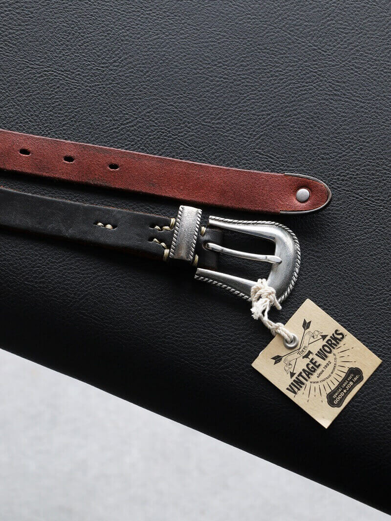 Vintage Works ヴィンテージワークス Leather belt 7Hole レザーベルト