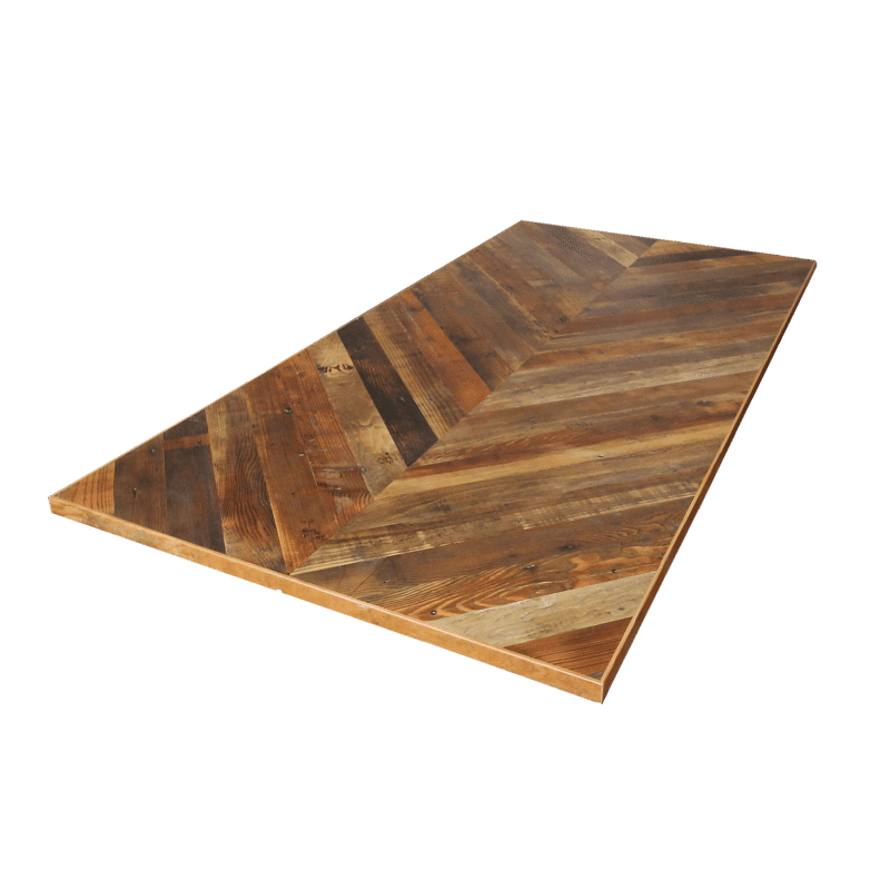 古材天板 ヘリンボーン1200×600 | PS-TT008-04-G005 | テーブル天板