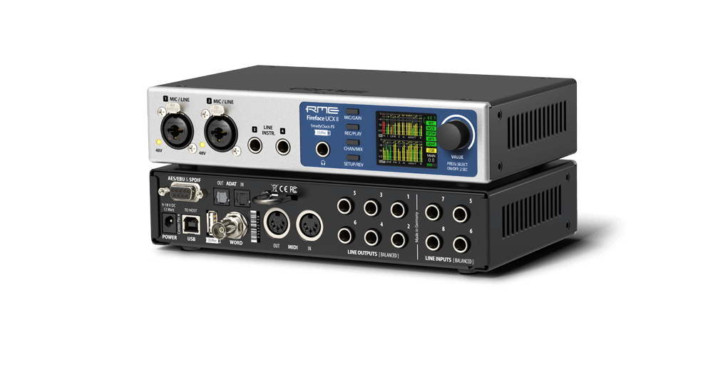 Fireface UCX II | Advanced USB Audio Interface - rme-usa.com