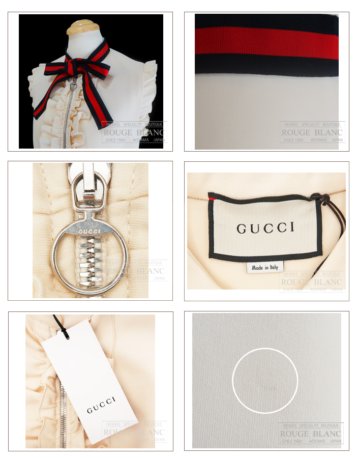 グッチ ノースリーブワンピース アイボリー #M 【未使用品】GUCCI One