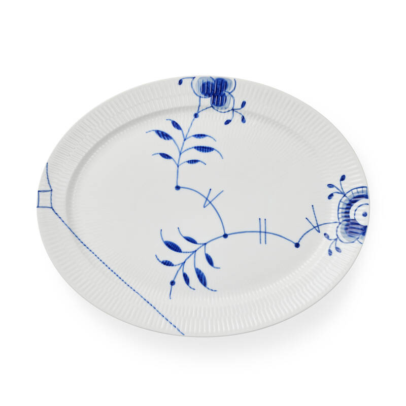 ブルーフルーテッド メガ プレート 22cm|ロイヤル コペンハーゲン 公式