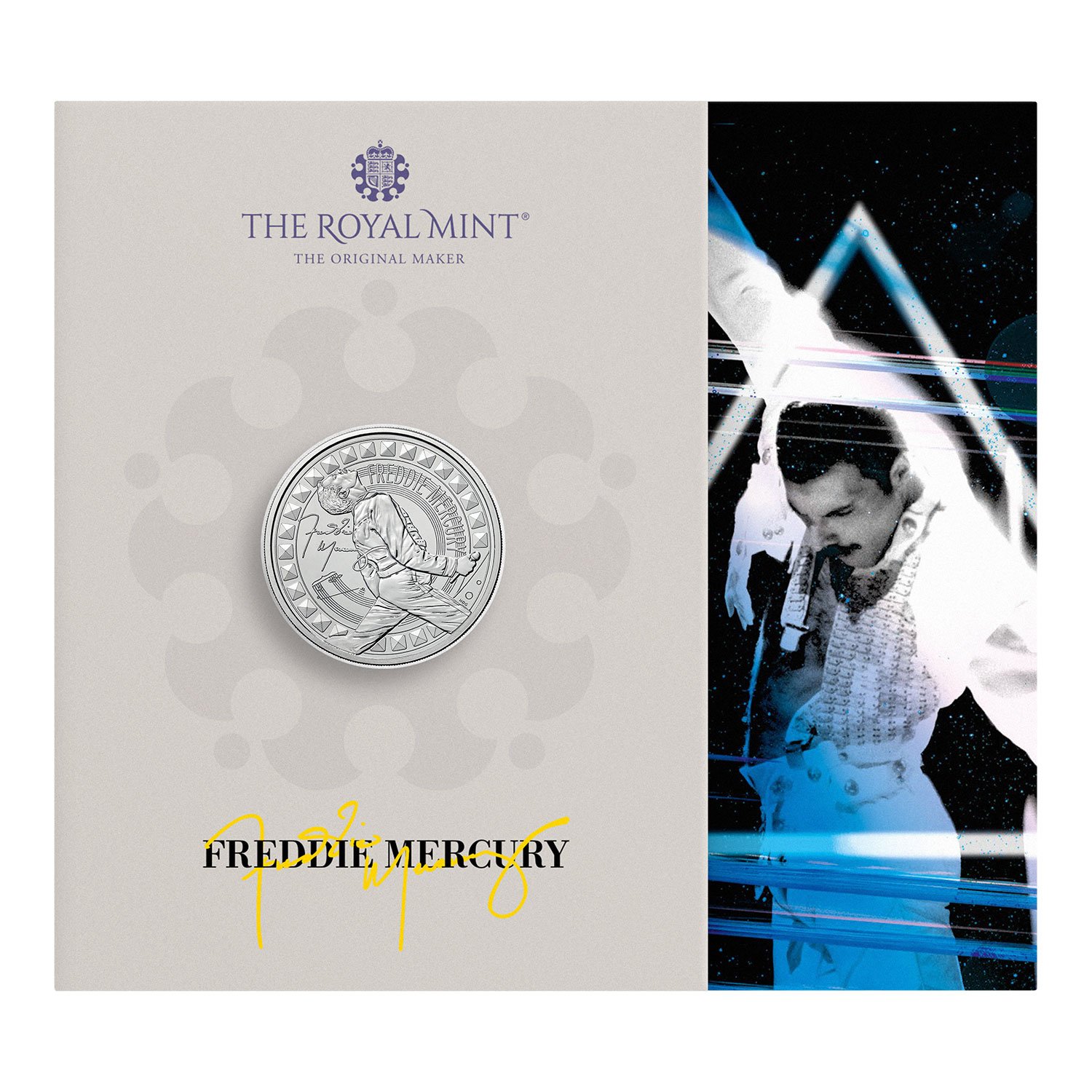 Freddie Mercury 2025 UK £5 Brilliant Uncirculated Coin | The Royal