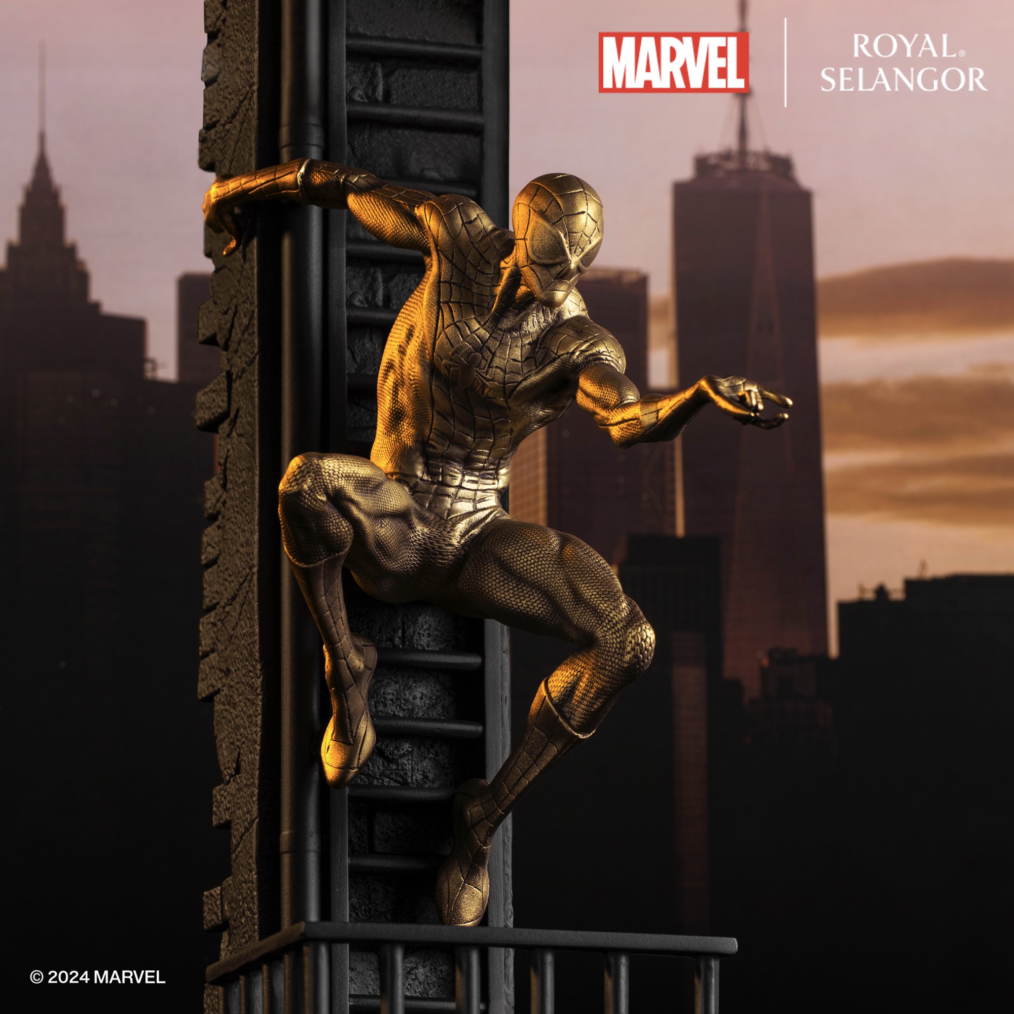 マーベル フィギュリン スパイダーマンJAPANリミテッドエディション