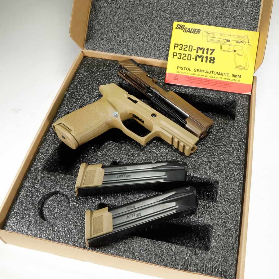 RTG Parts Sig Sauer Caliber X-Change Kit, 9mm, P320-M17, Coyote