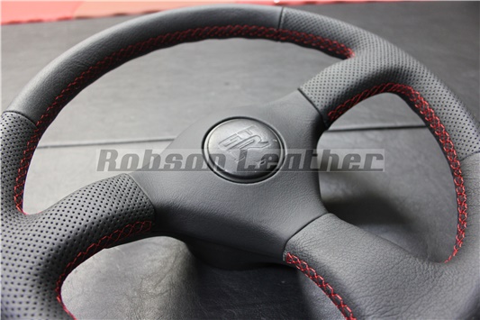 日産 スカイライン BNR32 純正ステアリングの本革張り替え | 本革