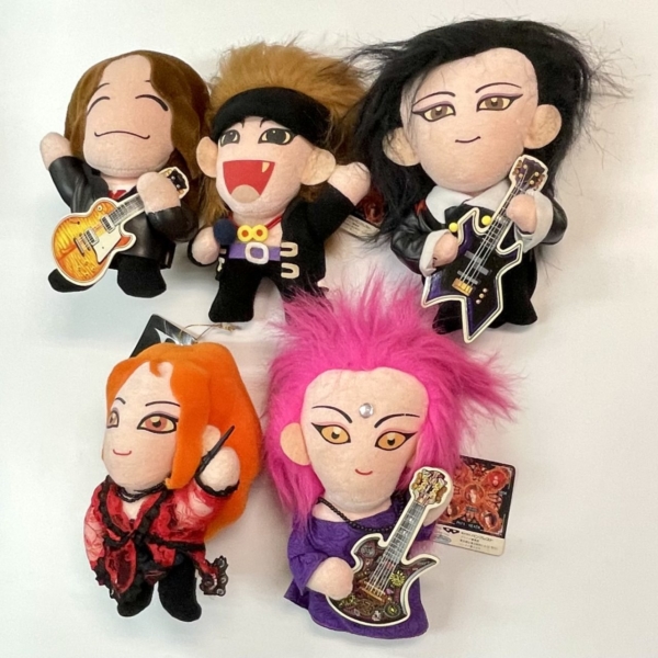 X JAPAN ぬいぐるみ 初期モデル メンバー全員5体セット 再入荷 | 音楽