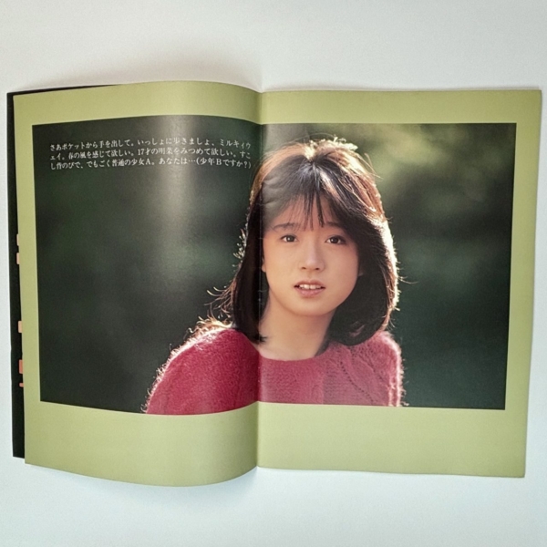 中森明菜 1983年ツアーパンフ Akina Milkyway 春の風を感じて | 音楽