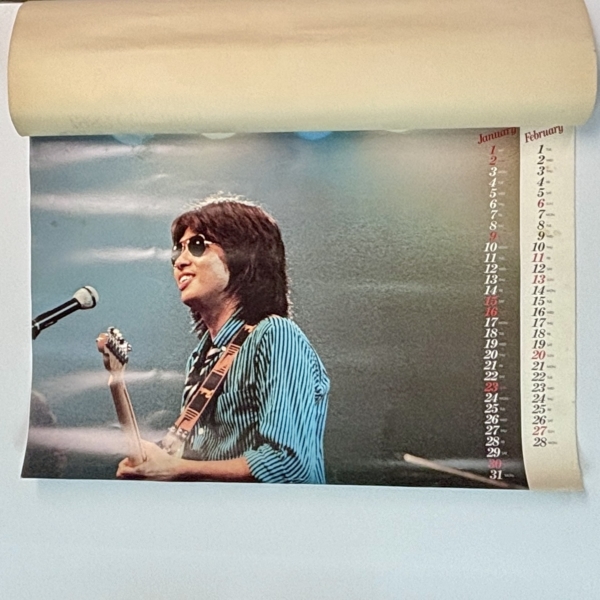 浜田省吾 1983年 ROAD&SKY カレンダー ポスタータイプ 再入荷 | 音楽