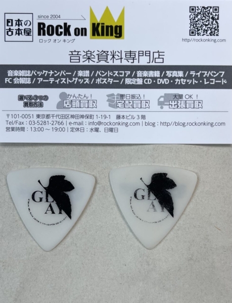 HISASHI ライブ使用済ギター・ピック Rock around The world | 音楽