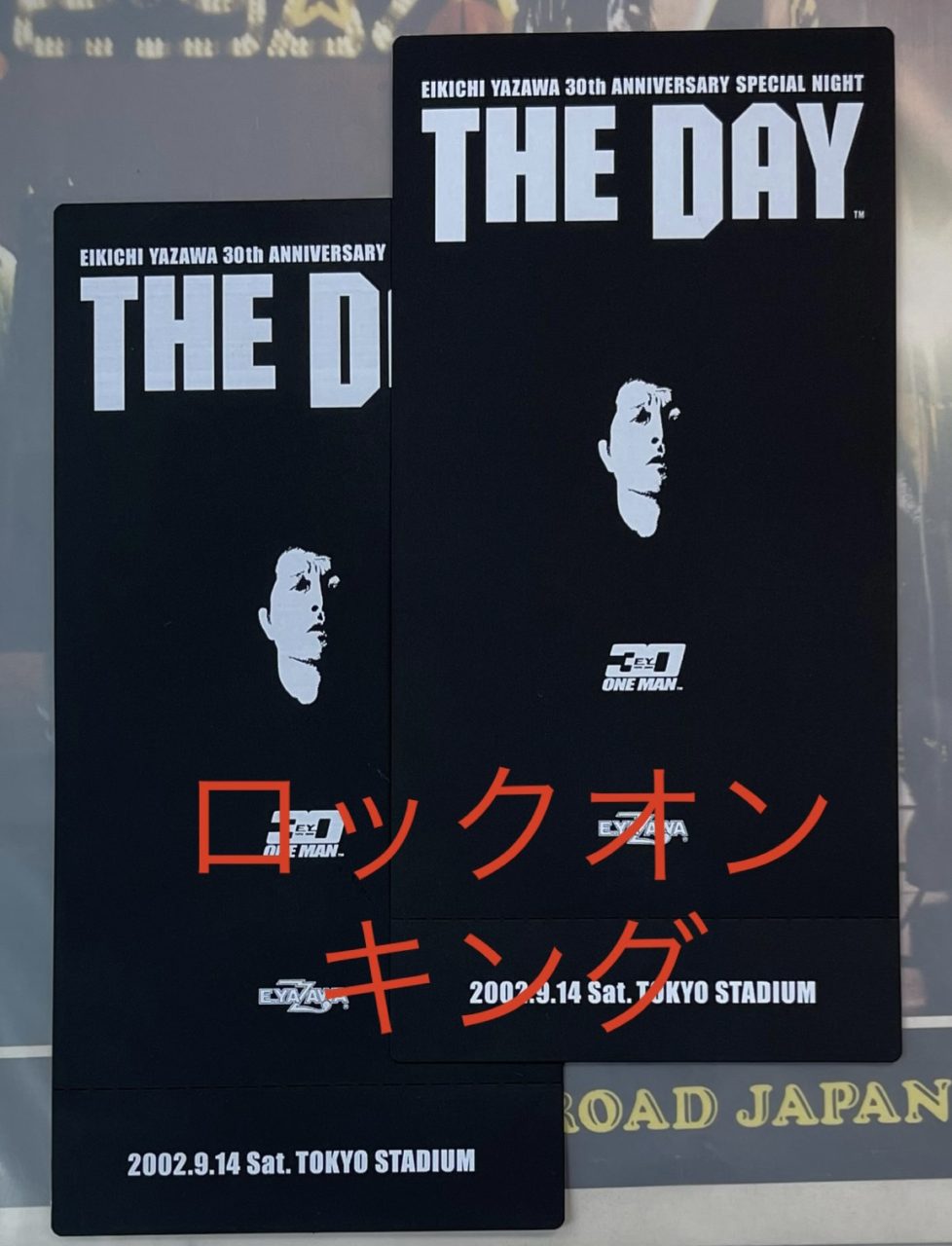 矢沢永吉 30周年 メモリアルチケット THE DAY 2002 | 音楽資料専門店