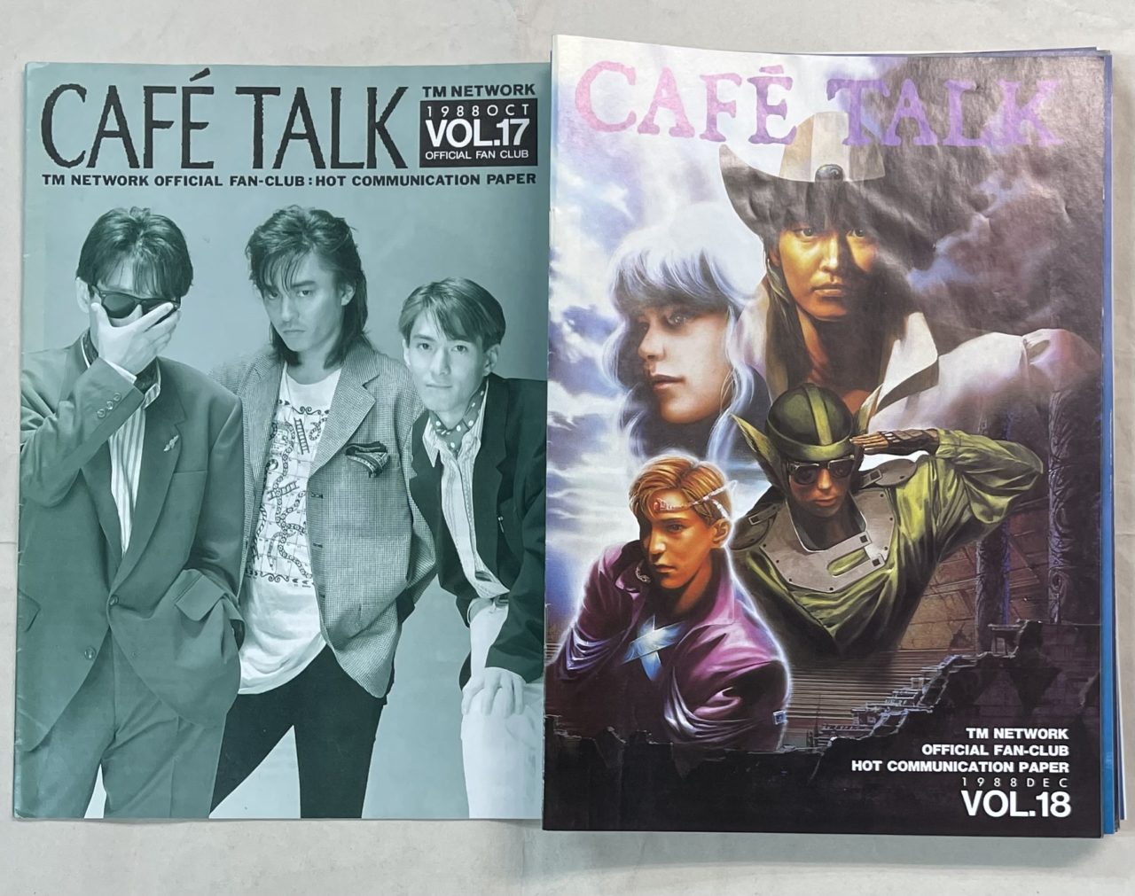 TMネットワーク ファンクラブ会報 Cafe Talk 最終号34号まで18冊セット