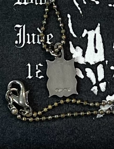 浅井健一 シルバー・ネックレス Sea Side Reds Sexy stones SILVER