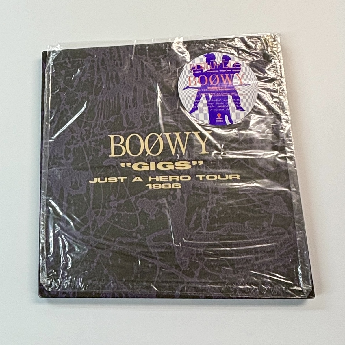 BOOWY 限定盤CD GIGS JUST A HERO TOUR 1986 シール帯付 | 音楽資料