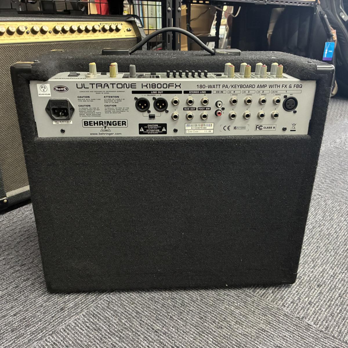 BEHRINGER ULTRA TONE K1800FX / Keyboard Amplifier <ベリンガー