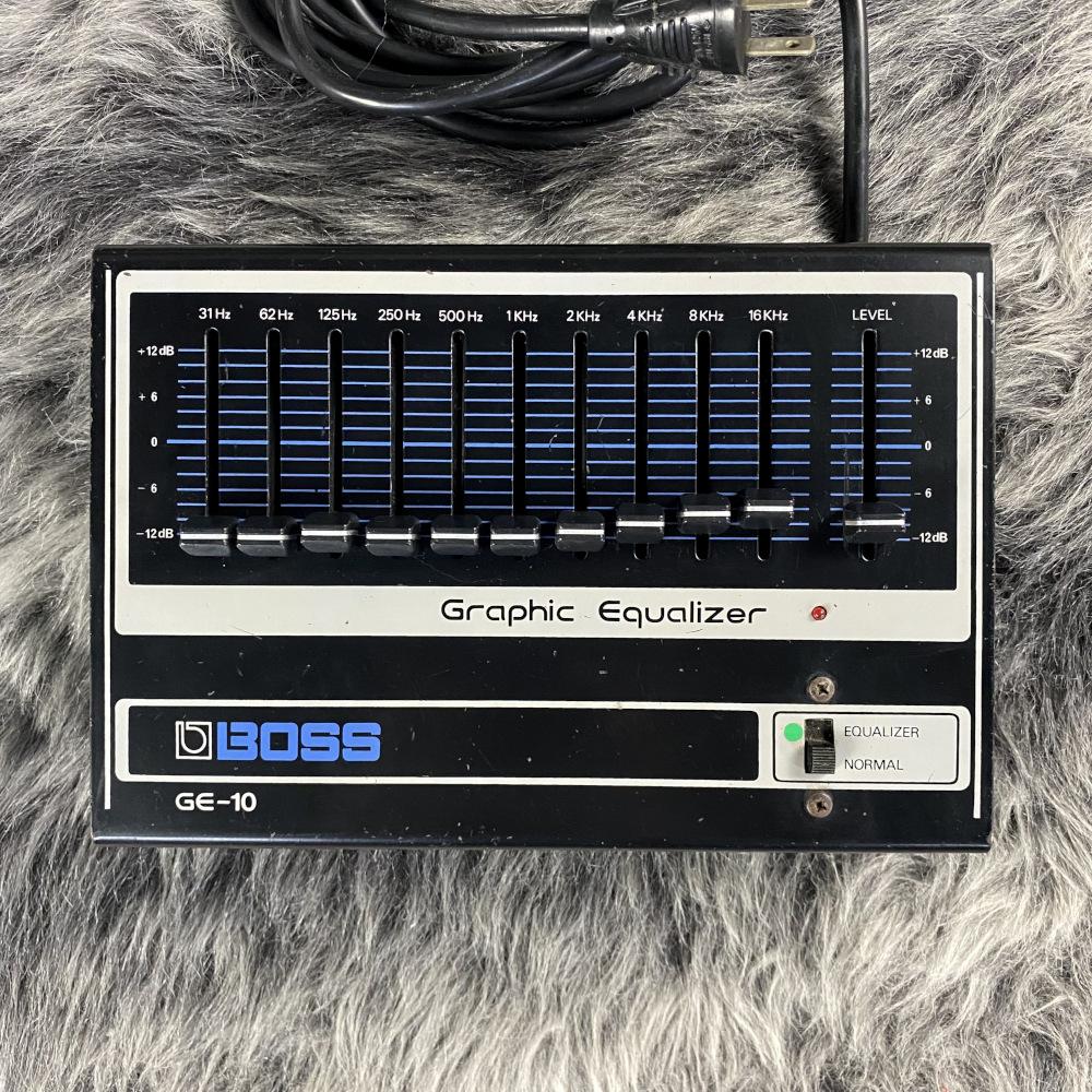 【動作確認済】BOSS GE-10 グラフィックイコライザー Amazon | BOSS / GE-10 Graphic Equalizer | イコライザー | 楽器