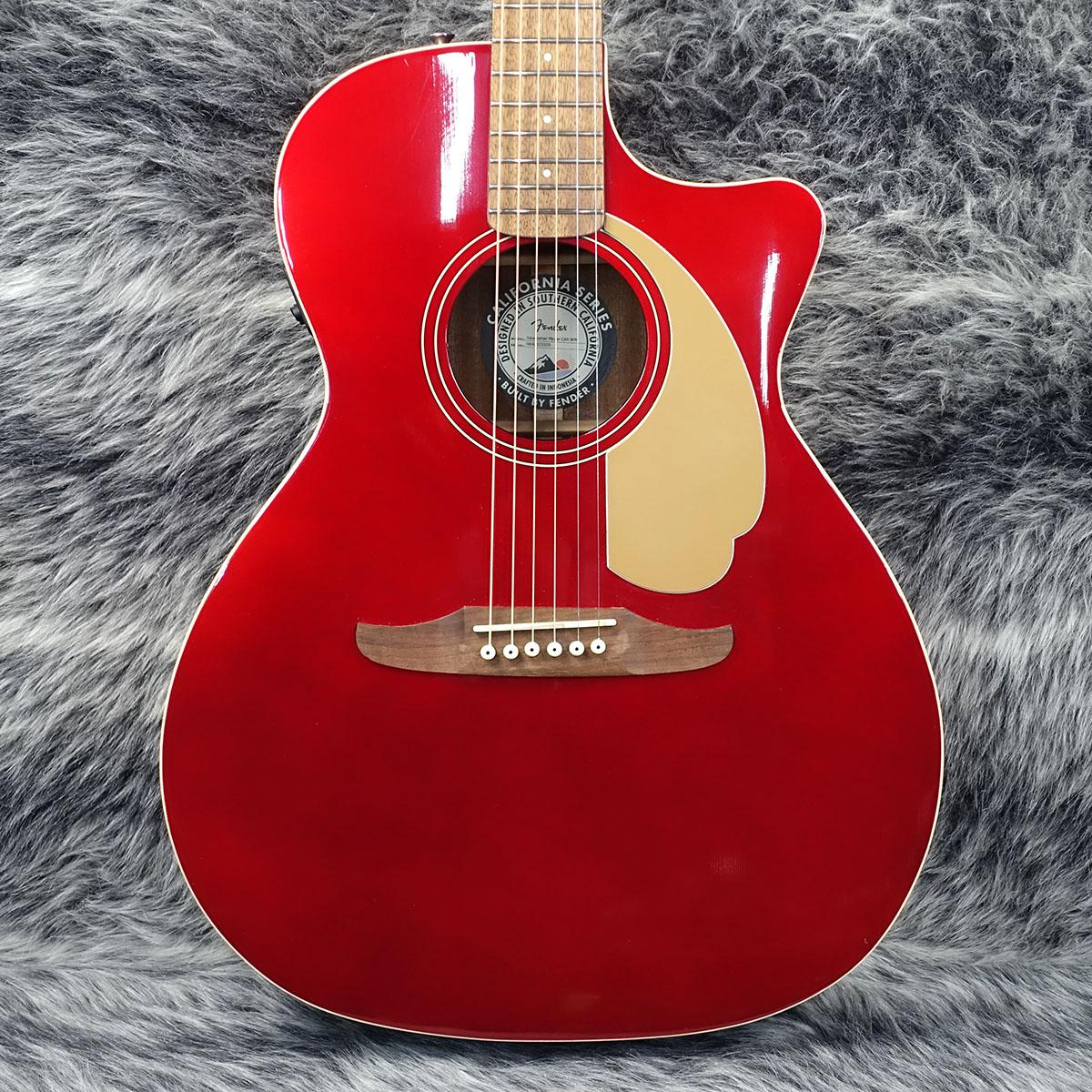 Fender アコースティックギター 赤 Fender（フェンダー） REDONDO PLAYER CAR WN Candy Apple Red