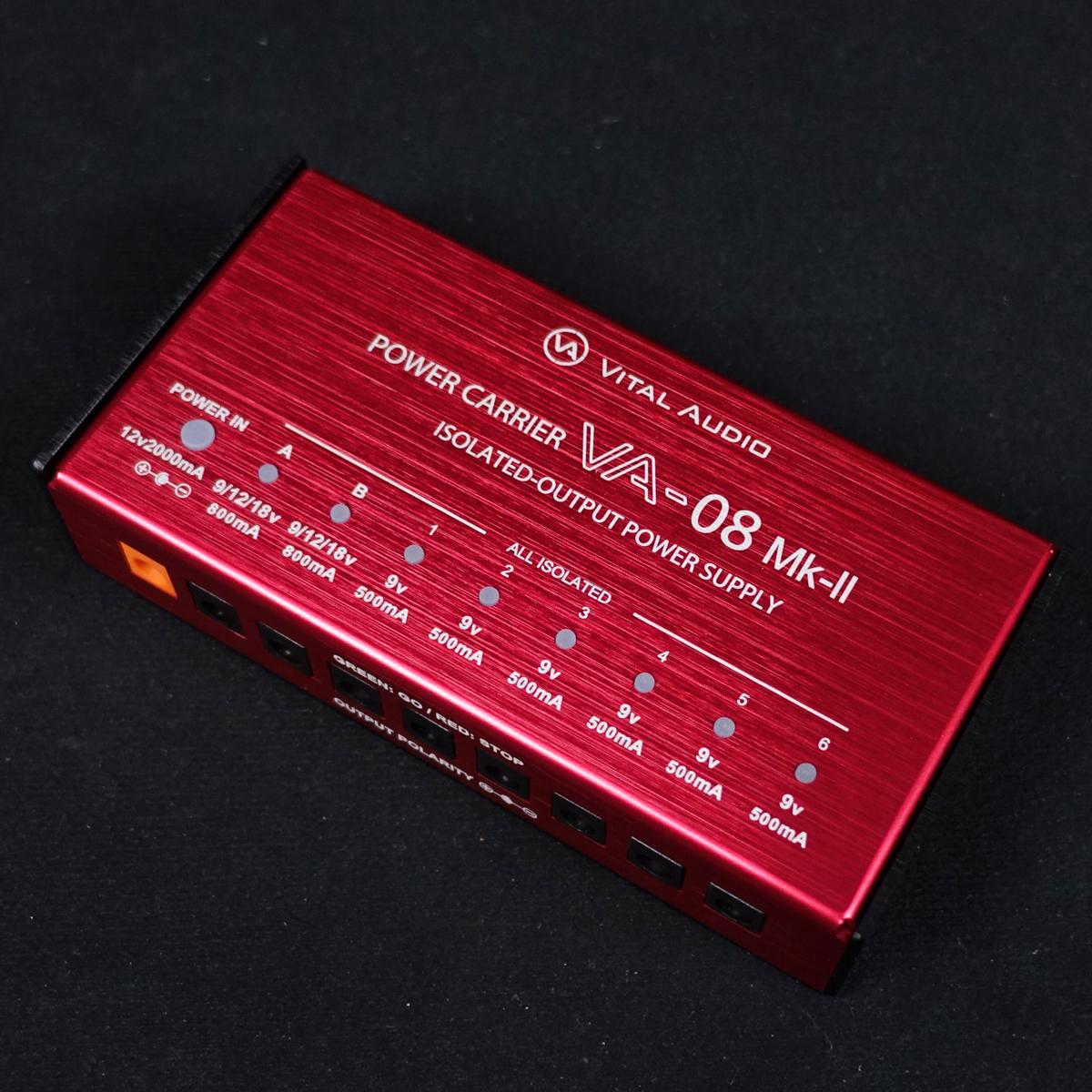 ギター VITAL AUDIO / VA-08 MkII パワーサプライ】Vital Audio 人気パワーサプライがアップデート