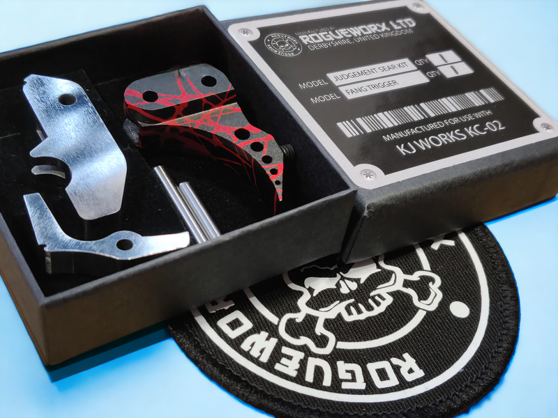 KC-02 TRIGGER FULL UPGRADE SET：FANG アジャスタブルトリガー +