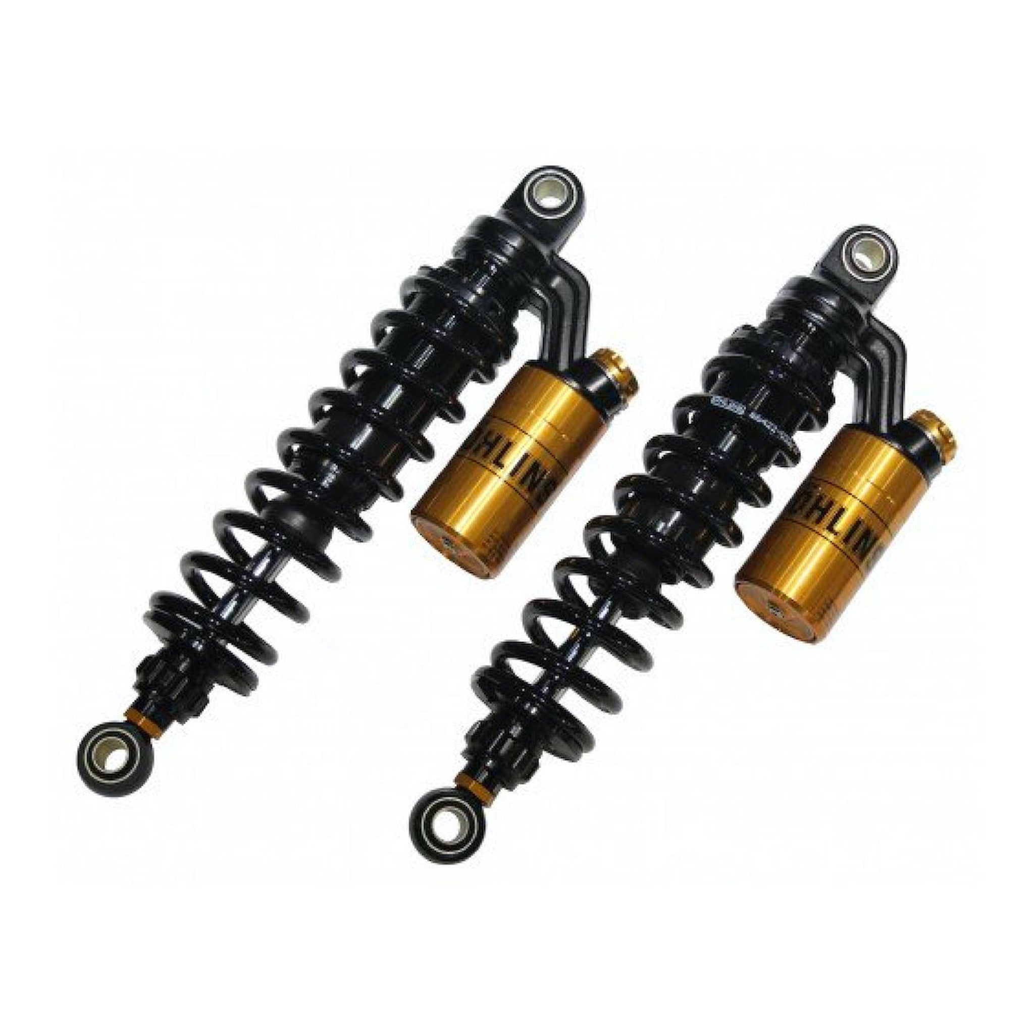 ÖHLINS STX 36 BLACKLINE with Gold Reservoir TWIN PIGGYBACK SHOCKS