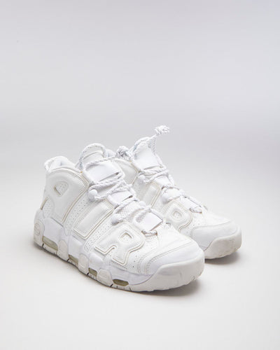 Nike Air More Uptempo Triple White - UK 8.5 – Rokit